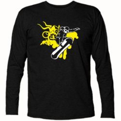 Футболка с длинным рукавом Сноубординг - PrintSalon