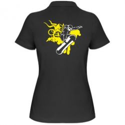 Женское поло Сноубординг - PrintSalon