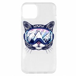 Чохол для iPhone 14 Plus Snowboard Cat