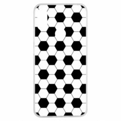 Чехол для Xiaomi Redmi Note 7 Soccer ball texture - PrintSalon