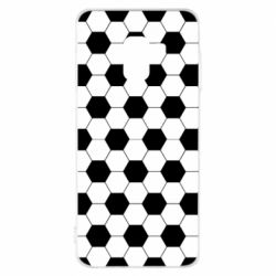 Чехол для Samsung A8 2018 Soccer ball texture - PrintSalon
