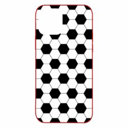Чехол для iPhone 12 Soccer ball texture - PrintSalon