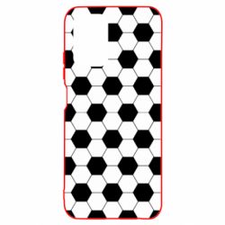 Чехол для Xiaomi Redmi Note 10 Soccer ball texture - PrintSalon