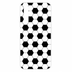 Чехол для Realme 6 Soccer ball texture - PrintSalon