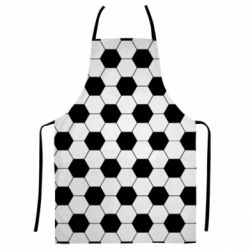 Фартук с 3D принтом Soccer ball texture - PrintSalon