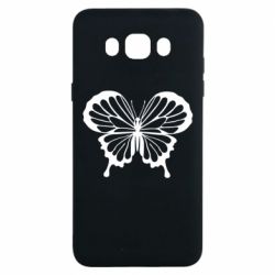 Чехол для Samsung J7 2016 Soft butterfly - PrintSalon
