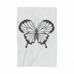 Полотенце с принтом Soft butterfly - PrintSalon