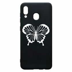 Чехол для Samsung A20 Soft butterfly - PrintSalon