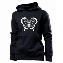Женское худи Soft butterfly - PrintSalon