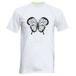 Мужская футболка для спорта Soft butterfly - PrintSalon
