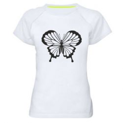 Женская футболка для спорта Soft butterfly - PrintSalon