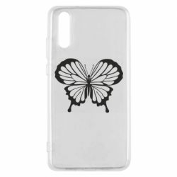 Чехол для Huawei P20 Soft butterfly - PrintSalon
