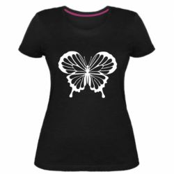 Женская премиум футболка Soft butterfly - PrintSalon