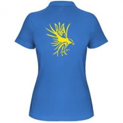 Женское поло Сокіл та герб України - PrintSalon