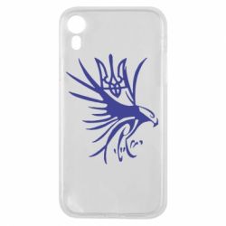 Чехол для iPhone XR Сокіл та герб України - PrintSalon