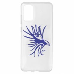 Чехол для Samsung S20+ Сокіл та герб України - PrintSalon
