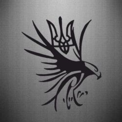 Наклейка Сокіл та герб України