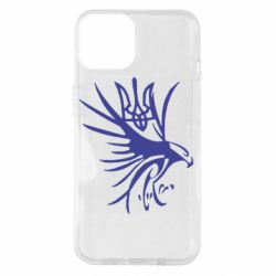 Чехол для iPhone 14 Сокіл та герб України - PrintSalon