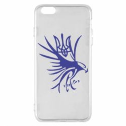 Чехол для iPhone 6 Plus/6S Plus Сокіл та герб України - PrintSalon