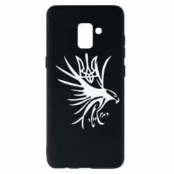 Чехол для Samsung A8+ 2018 Сокіл та герб України - PrintSalon
