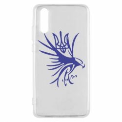 Чехол для Huawei P20 Сокіл та герб України - PrintSalon