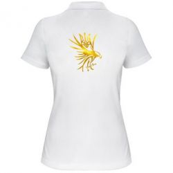 Жіноче поло Сокіл та герб України Голограма - PrintSalon