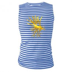 Майка-тільняшка Сокіл та герб України Голограма - PrintSalon