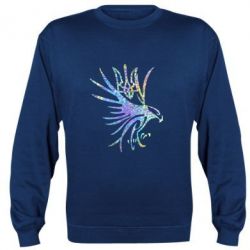 Світшот Сокіл та герб України Голограма - PrintSalon