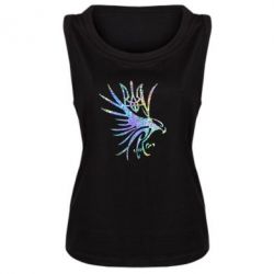 Майка жіноча Сокіл та герб України Голограма - PrintSalon