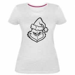 Женская премиум футболка Сolor Grinch - PrintSalon