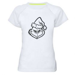 Женская футболка для спорта Сolor Grinch - PrintSalon