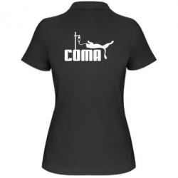Женское поло Сoma - PrintSalon