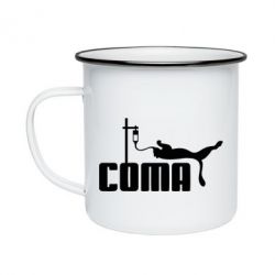 Кружка эмалированная Сoma - PrintSalon