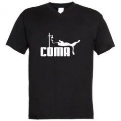 Мужская футболка  с V-образным вырезом Сoma