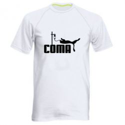 Мужская футболка для спорта Сoma - PrintSalon