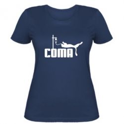 Женская футболка Сoma - PrintSalon
