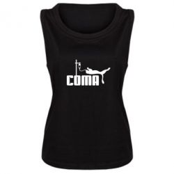Женская майка Сoma - PrintSalon