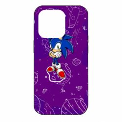 Чохол для iPhone 14 Pro Sonic and space - PrintSalon