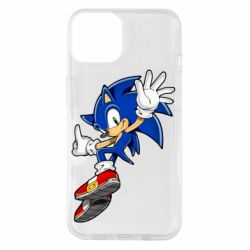 Чехол для iPhone 14 Sonic and the jump - PrintSalon