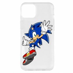 Чехол для iPhone 14 Plus Sonic and the jump - PrintSalon