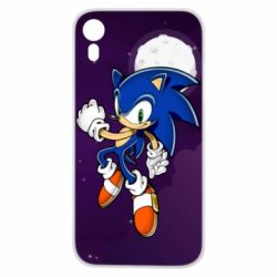 Чехол для iPhone XR Sonic in space - PrintSalon