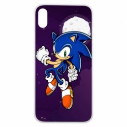 Чехол для iPhone Xs Max Sonic in space - PrintSalon