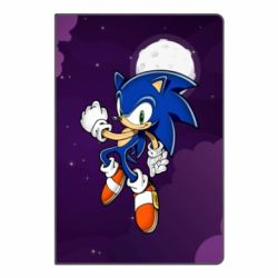 Блокнот з принтом Sonic in space