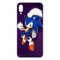 Чехол для Huawei P Smart Plus 2018 Sonic in space - PrintSalon