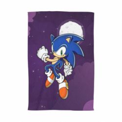 Полотенце с принтом Sonic in space - PrintSalon