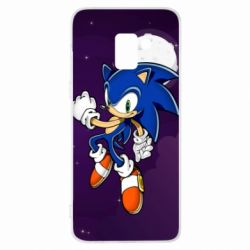 Чехол для Samsung A8+ 2018 Sonic in space - PrintSalon