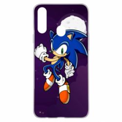 Чохол для Samsung A20s Sonic in space-PrintSalon Чохол для Samsung A20s Sonic in space