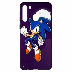 Чехол для Samsung A21 Sonic in space - PrintSalon