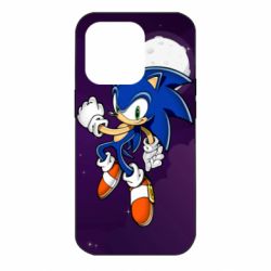 Чехол для iPhone 14 Pro Sonic in space - PrintSalon