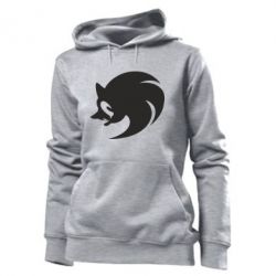 Женское худи Sonic logo